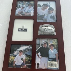 Burnes of Boston Brown Multi-Photo Frame